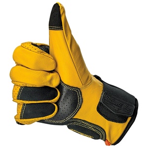 Gants de moto en cuir à doigts entiers au design unique ZYDAR SPORTS, unisexes, coupe-vent et imperméables - Product Image 3
