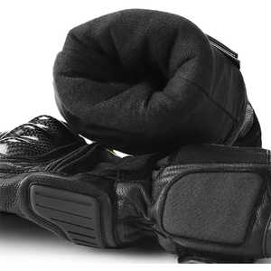 Gants de motard en cuir avec logo personnalisé, protection supérieure en TRP sur la paume, qualité supérieure. - Product Image 3