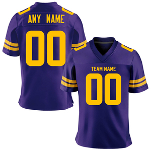 Camiseta de Fútbol Americano de Manga Corta, Transpirable, de Secado Rápido, 100% Poliéster, Precio al por Mayor - Product Image 3