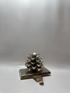 Soporte para Calcetines de Ángel de Aluminio Fundido, Gancho Metálico Resistente para Chimenea, Decoración Navideña, Soporte para Figura de Ángel Plateado - Product Image 3