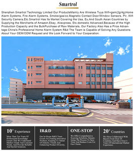 Sistema de Alarme de Incêndio Inteligente Tuya App para Casa, Sistema de Segurança Residencial Sem Fio com Tela Sensível ao Toque 433MHz WiFi - Product Image 6