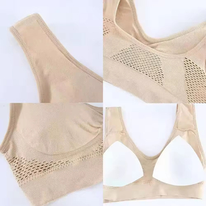 Lightweight Yoga <b>Bra</b> Medium Support Sports <b>Bra</b> for Women High Quality Plus Size Quick Dry Breathable Four-Way <b>Stretch</b> Sports <b>Bra</b> - Product Image 3