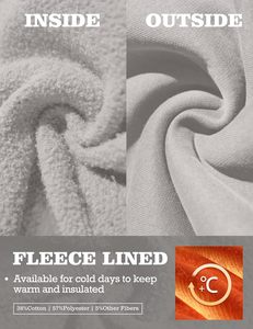 Sweat à capuche pour homme grande taille, coupe oversize, en molleton de coton épais, chaud pour l'hiver, style streetwear décontracté - Product Image 6