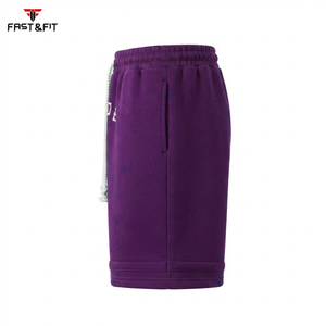 New Arrivals Custom Breathable Waterproof Quick Dry Digital Printing Solid <b>Zipper</b> Fly Casual Style Sports Fitness <b>Shorts</b> - Product Image 3