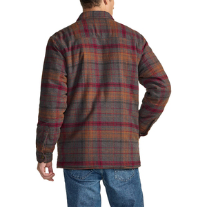 Custom <b>Men's</b> Sherpa Lined Plaid Flannel <b>Jacket</b> Thick Fleece Warm Button Up Shirt <b>Jacket</b> Winter Casual <b>Lumberjack</b> Overshirt OEM - Product Image 3