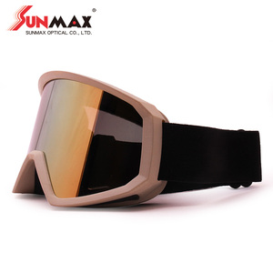 Gafas de Nieve Compatibles con Casco, con Lente Cilíndrica, para Hombres y Mujeres, Deportes al Aire Libre - Product Image 1