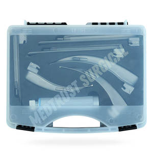 Ensemble de laryngoscopes professionnels les plus vendus, fabriqués avec des matériaux durables, ensemble de laryngoscopes en acier inoxydable - Product Image 2