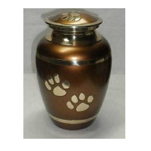 Best Selling New Collection Brass Funeral Urns Metal Cremation Urn Keepsake Urn for Animals Cat Dog Adults to Keep Human <b>Ashes</b> - Product Image 1