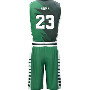 Uniforme de basketball OEM à prix abordable, grande taille, manches courtes, respirant, confortable, faible MOQ, vente chaude - Product Image 4