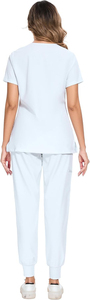 High Quality Woven Nurse <b>Scrubs</b> Set Customized Logo Color Short Sleeve Unisex <b>Hospital</b> <b>Scrub</b> medical Uniform Wholesale - Product Image 2