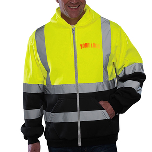 Fournisseur en gros de vestes de chantier, veste de sécurité haute visibilité personnalisée pour hommes, veste de travail réfléchissante - Product Image 4