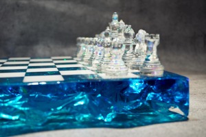 Juego de Ajedrez Artístico Hecho a Mano Belladec, Tablero de Ajedrez Estilo Deportivo Caballero Renacentista, para Regalo - Product Image 3
