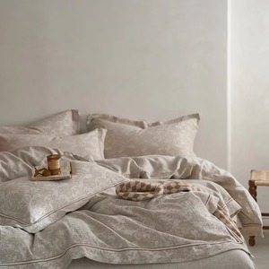 Parure de lit en lin français 100 % naturel, housse de couette rafraîchissante, draps en lin texturé épais – Vente en gros - Product Image 1