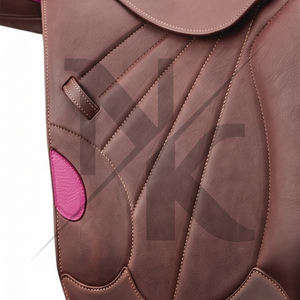 Selle de dressage ergonomique en cuir véritable léger de haute qualité, confortable pour le contact, produits d'équitation anglaise en provenance d'Inde - Product Image 6