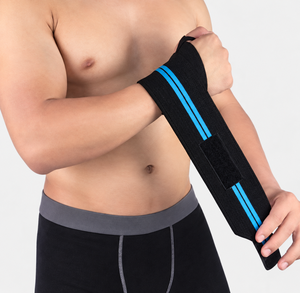 Correas de Muñeca Premium para Levantamiento de Pesas y Entrenamiento en Gimnasio, Correas de Soporte Ajustables con Cierre Seguro de Gancho y Bucle - Product Image 1