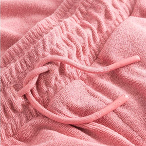 Shorts décontractés en molleton 100% coton pour homme, avec cordon de serrage, confort personnalisé - Product Image 4