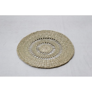 Natural Seagrass Handmade <b>Round</b> 350mm Eco-friendly Country Style <b>Placemat</b> - Product Image 3