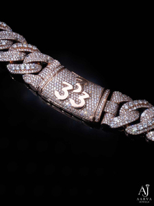 Collar de Cadena Cubana de Moissanita Chapado en Oro Blanco Estilo Hip Hop Iced Out, Joyería para Hombres y Mujeres, Regalo para Fiestas - Product Image 2