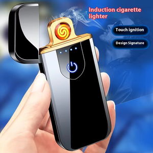 Encendedor Eléctrico USB Dericsson, Encendedor de Cigarrillos Creativo, Delgado, Moderno, con Carga por Huella Dactilar, Ecológico - Product Image 5