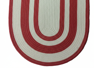 Tapis et moquettes tressés en corde florale en coton, fabriqués à la machine, pour la décoration des couloirs et des salons - Product Image 4