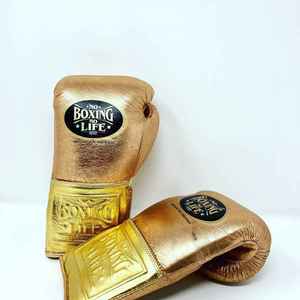 Guantes de Boxeo No Boxing No Life, Cuero Vacuno Genuino, Guantes Profesionales para Sparring y Combate, Duraderos y Transpirables, para Entrenamiento y Gimnasio - Product Image 6