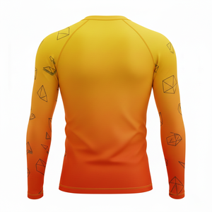 Rashguard manches courtes de qualité supérieure, sublimé, compressif, respirant, renforcé, pour MMA, BJJ, surf, entraînement, design personnalisé - Product Image 2