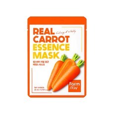 Maschera Viso Idratante Farmstay 10 Pezzi 23ml con Essenza di Carota e Ingredienti Erboristici, 10 Fogli - Offerta Speciale - Product Image 1