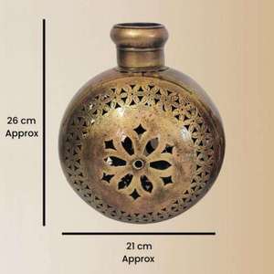 Support de bougie chauffe-plat en kuria artisanal de qualité supérieure pour une décoration de salon chaleureuse, idéal pour les dîners romantiques, les mariages, Diwali, disponible dans le monde entier - Product Image 2