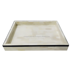 Bandeja de Hueso Incrustado de la Mejor Calidad, Bandeja de Servir Colorida con Asa, Bandejas Decorativas a Precio de Fábrica al por Mayor - Product Image 4