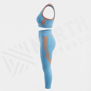 Ropa Deportiva para Mujer, Conjunto de Yoga, Ropa Deportiva sin Costuras de Alta Resistencia Hecha a Medida, Ropa Deportiva para Gimnasio, Prendas de Ejercicio - Product Image 3
