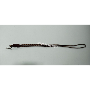 Cordón táctico de hombro de seda y algodón de primera calidad, color granate, hecho a medida con material personalizable - Product Image 3