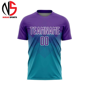 ชุดฟุตบอลแขนสั้นสีพื้นแบบกำหนดเอง บริการ OEM สำหรับทุกเพศทุกวัย ยี่ห้อ NURAK มีทุกขนาด บริการ OEM/ODM ออกแบบได้ - Product Image 5