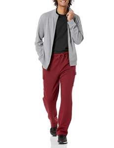 Pantalones personalizados de alta calidad, de algodón y forro polar, talla grande, casuales, con cordón, para hombre, teñidos en color liso, con corte recto. - Product Image 4