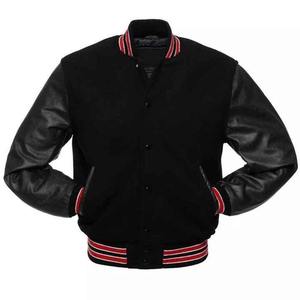 New Design Breathable Winter Men's Varsity <b>Jacket</b> Plus Size Cotton <b>Fleece</b> <b>Lining</b> Casual High Quality - Product Image 2