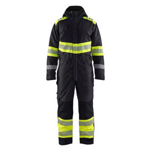 Uniforme de Trabajo de Alta Visibilidad 100% Algodón, ANSI Clase 3, Impermeable, Talla Grande, para Construcción, Ignífugo, Seguro, Cómodo, Reflectante con LED - Product Image 1
