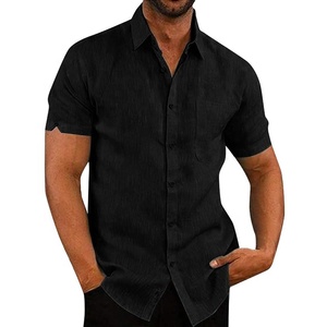 Chemise à carreaux décontractée pour homme en coton, nouvelle arrivée, col montant, chemise Oxford avec fonction anti-boulochage, tissu en pur coton, chemise à carreaux - Product Image 1