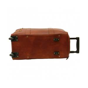 Sac de voyage en cuir véritable 48 heures, style vintage, sac de week-end, grande capacité 36-55L, fermeture éclair, multi-usages, pour hommes et femmes - Product Image 2