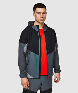 Trajes Deportivos de Nylon para Hombre 2026, de Alta Calidad, con Logotipo Personalizado, Chaqueta Deportiva con Cremallera, Pantalones Deportivos con Capucha y Cordón Ajustable - Product Image 4
