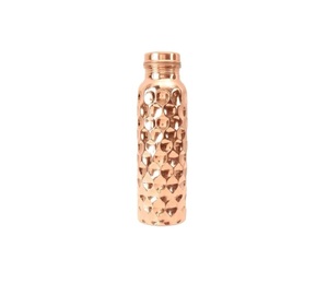 Bouteille d'eau en cuivre la plus vendue, 34 oz, extra large, martelée, en cuivre pur ayurvédique, pour boire, bouteille pour boire plus d'eau - Product Image 6