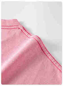 Camiseta Tie Dye Rosa para Hombre, Degradado, Algodón Lavado, Estilo Casual Urbano, Holgada, de Verano - Product Image 2