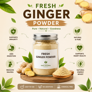 Jengibre en Polvo Natural |   Polvo de Especias Herbales Premium para Bebidas Saludables, Cocina, Repostería y Bienestar Diario, Apoyo Nutricional - Product Image 5