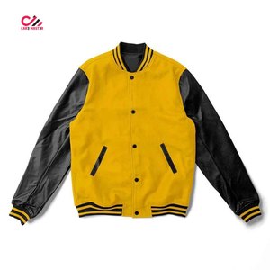 ราคาขายส่ง เสื้อแจ็คเก็ตวาร์ซิตี้วินเทจสำหรับผู้ชาย เสื้อแจ็คเก็ตบอมเบอร์แบบ Letterman คุณภาพสูง - Product Image 3