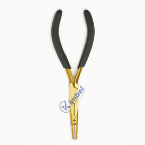 Pince coupante à kératine de qualité supérieure pour extensions capillaires, en acier inoxydable avec poignée noire antidérapante pour une utilisation facile - Product Image 4