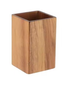 Wooden Solid Quality Simple Design Wooden Tooth <b>Brush</b> Holder for Bathroom Set Hotel Home Usage Tooth <b>Paste</b> Holders - Product Image 2