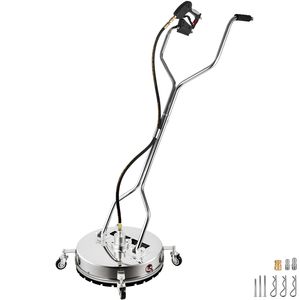 Pulitore per Superfici da 20 Piedi con Pressione di 4000 PSI, 2 Ugelli per Pulizia di Vialetti e Marciapiedi, Idropulitrice in Acciaio Inossidabile - Product Image 1