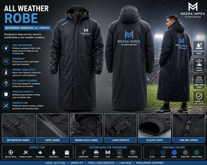Premium Men's Hooded <b>Windbreaker</b> Long Jackets Solid <b>Black</b> Waterproof Fabric Elastic Cuffs Zipper Closure Windproof Long Coats - Product Image 1