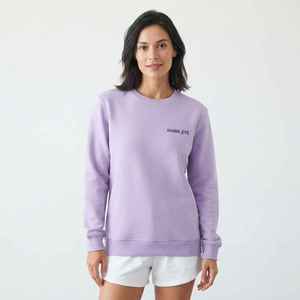 Sweat-shirt pour femme à col rond en coton et bambou, tricoté, manches longues, respirant, pour l'automne - Product Image 3