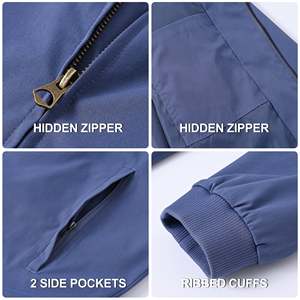 Asymmetric Men Softshell Jacket Quarter <b>Zip</b> Sport Coat Modern Fit Performance Athletic Active Outerwear Design - Product Image 5