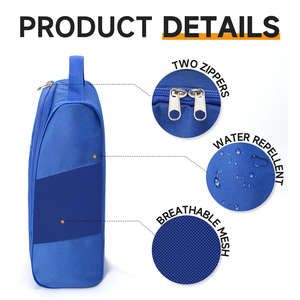 Bolsa de Almacenamiento para Botas de Viaje con Logotipo Personalizado al por Mayor, Bolsa Portátil para Zapatos de Fútbol y Baloncesto para Hombres y Mujeres - Product Image 3