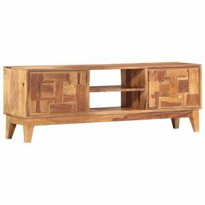 Mobile TV in legno Sheesham massello 51.2 "x 11.8" x 17.7 "per soggiorno - Product Image 1